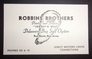 1955 Robbins Brothers " Jersey 