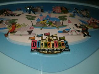 Disneyland Pins.  50th Anniversary 10 Pin Set.  In Frame.  Collector Disney