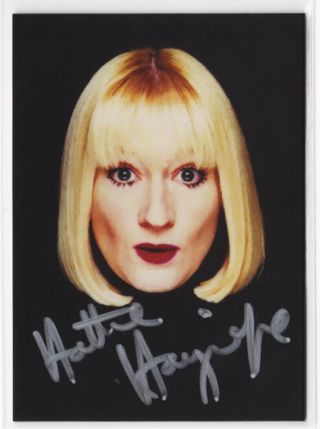 2015 Cult Stuff Sci - Fi Hattie Hayridge Silver Autograph Card Red Dwarf Holly H1