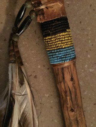 Native American Ceremonial Rattles Turtle And Bear Shaped Rawhide 5