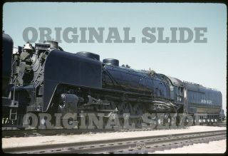 Orig 1958 Slide - Union Pacific Up 4 - 8 - 4 Fef 814 Council Bluffs Ia Iowa Steam