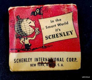 Vintage Matchbook Golf Tees & Scorecard Schenley Whiskey Advertising