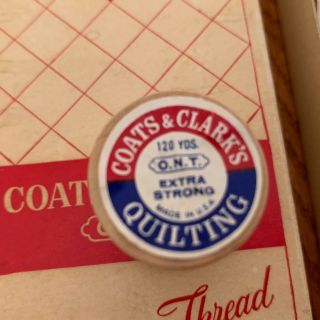 11 Vintage Coats Clarks White Cotton Quilting Thread Wood Spools Sewing 4