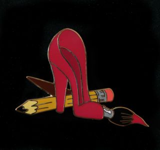 Disney Jessica Rabbit Famous Shoes Stiletto Le 100 Pin On Card High Heels