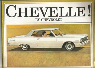 1964 Chevrolet (chevy) Chevelle Sales Brochure