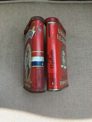 Union Leader 1917 Redi Cut Tobacco Tin.  and one othet 3