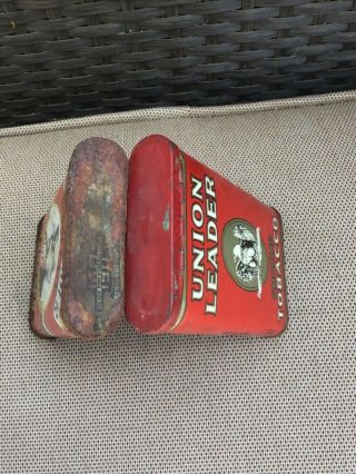Union Leader 1917 Redi Cut Tobacco Tin.  and one othet 6