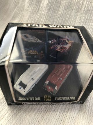 Star Wars Star Tours 25th anniversary Die Cast Ride Vehicles 1/64 scale 3