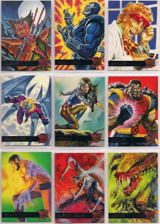 Fleer Ultra X - Men 1995 Complete 150 Card Set Nm/m Deadpool Logan Movie Hit 