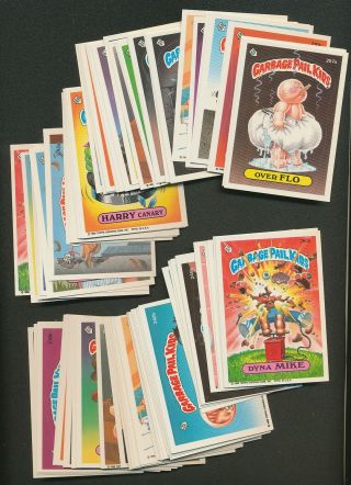 1986 Garbage Pail Kids 6th Series Os6 Complete Sticker Set (88) Nm/mt Sharp