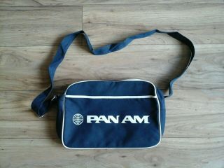 Vintage Pan Am Airlines Bag 1970 