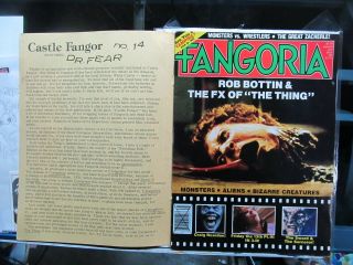 Fangoria 21 August 1982 The Thing Friday The 13th Zacherle Monsters Aliens