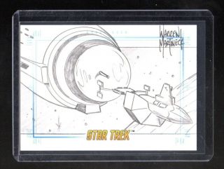 Star Trek The Series Art & Images Warren Martineck Sketch Card