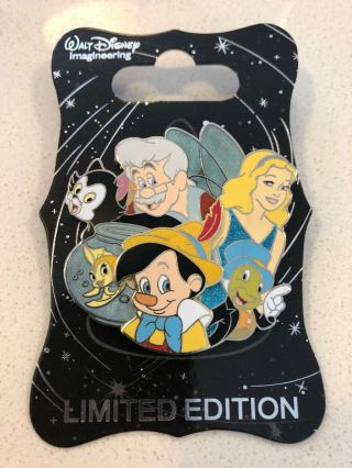 Disney Pin Wdi Le 250 Character Group Clusters Pinocchio Blue Fairy Hominy
