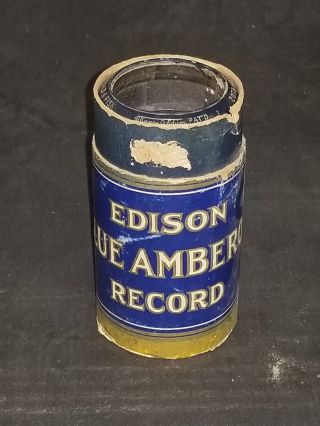 Edison Blue Amber Phonograph Record In The Shadow Of The Pines