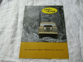 Land - Rover Land Rover Long Station Wagon Brochure