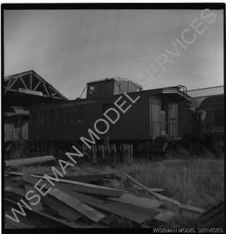 David W.  Braun Negative I - 11 - 1 Sierra Railroad Caboose 9 At Jamestown