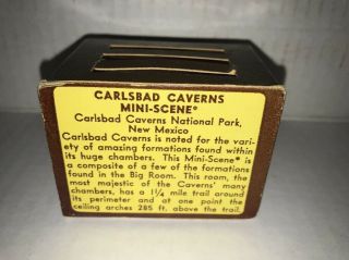 Vintage CARLSBAD CAVERNS National Park Mini - Scene Souvenir 3D Viewer Mexico 3