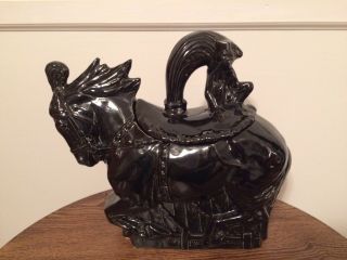 Vintage Rare Collectible 1961 Mccoy Pottery Circus Horse With Monkey Cookie Jar