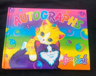 Vintage Lisa Frank Bubbly Kitties Autograph Book
