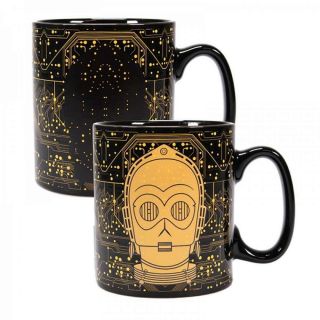 Official Star Wars C3p0 Driod Heat Changing Magic Coffee Mug In Gift Box