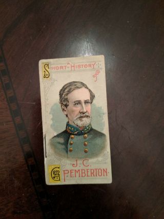 1888 J.  C.  Pemberton,  Civil War Generals,  A Short History