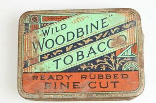 Wild Woodbine Vintage Tobacco Tin Fine Cut Australia