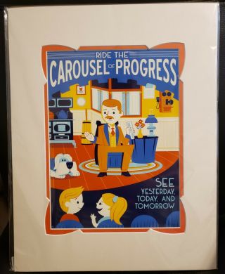 Epcot 2019 Festival Of The Arts - Carousel Of Progress Print By David Perillo