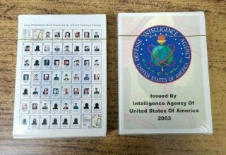 2 Decks Of Iraqi Most Wanted Playing Cards Iraq War - Saddam