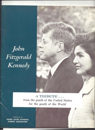 1964 (11/22) Booklet John Fitzgerald Kennedy A Tribute