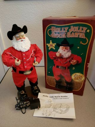 1999 Holly Jolly Rock Santa Country Cowboy Dancing Alan Jackson Edition 2