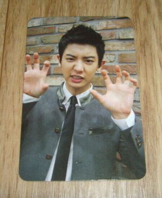 Exo K M 1st Repackage Album Ver.  A Growl Chanyeol Photo Card Kor.  Ver Official