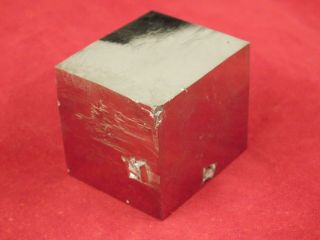 A Larger and 100 Natural PYRITE Crystal CUBE From Spain 141gr e 5