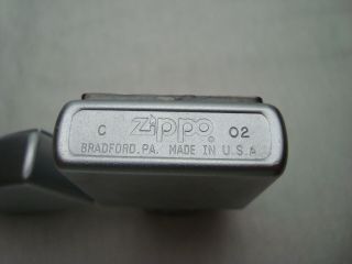 ZIPPO Horse silver tone lighter 2002 109 2