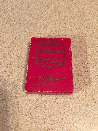 No.  500 Us Playing Cards Cincinnati Ohio Complete Vintage Red