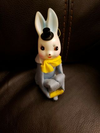 Vintage Rare Elf Easter Bunny/rabbit/ Made In Japan Commonwealth Dept Of Labor