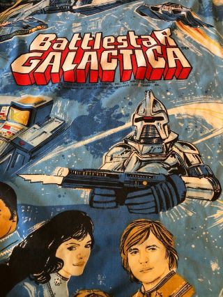 1978 Battlestar Galactica Bed Sheet Fitted Twin Size