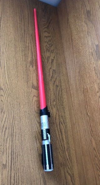 Star Wars Darth Vader Red Lightsaber Hasbro 2012 W Belt Clip