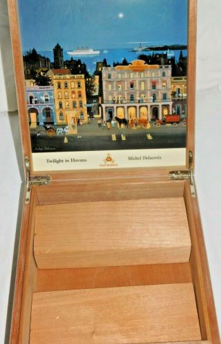 MONTECRISTO Michael Delacroix Twilight in Havana Cigar Box Vtg Cigar Box 4
