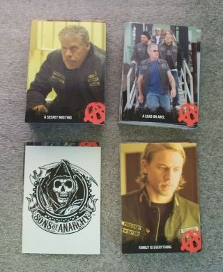 Sons Of Anarchy Seasons 1 - 3 Trading Card Base Set