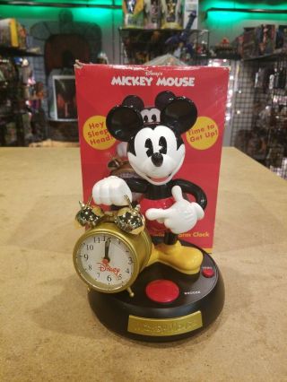 Disney’s Mickey Mouse Animated Talking Alarm Clock