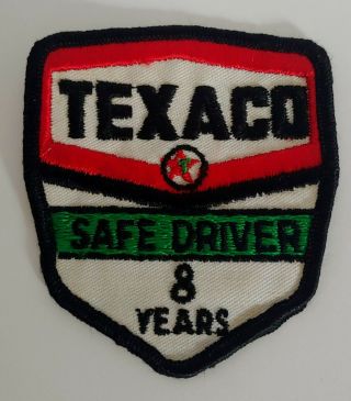 Texaco Safe Driver 8 Years Patch