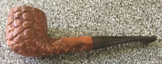 Vintage Estate Roche Briar Deeply Pebbled Pot Shaped Pipe - Large Chunky Size