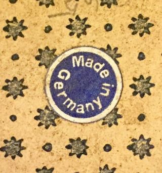 (2) 1930 ' s vintage PAPER MACHE EGGS Germany 5