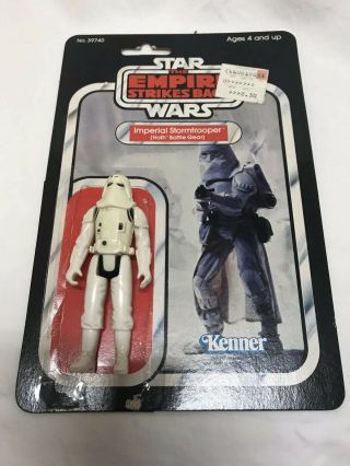1977 Vintage Star Wars Imperial Stormtrooper Action Figure And Card Back