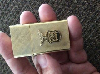 14k Gold Plated Florentine Lighter,  Us Air Force