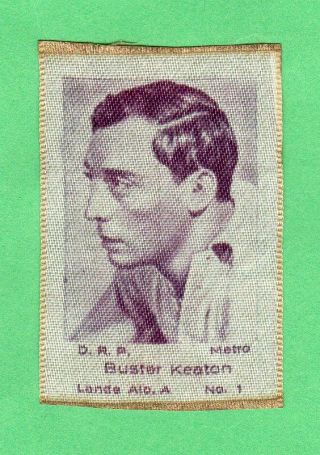 1932 Buster Keaton Lande Silk Film Card