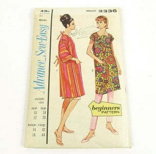 1960s Apron Pattern Advance Sew Easy 3336 Cut Complete Vintage Sewing Crafting