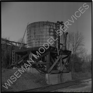 David W.  Braun Negative I - 11 - 9 Sierra Railroad Water Tank At Jamestown