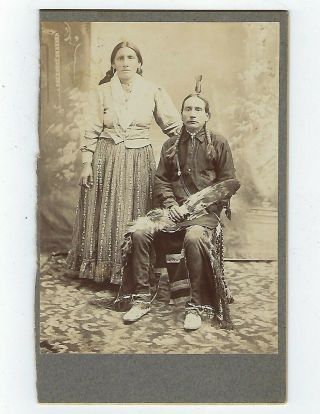 Old Photo Of Quapaw Couple